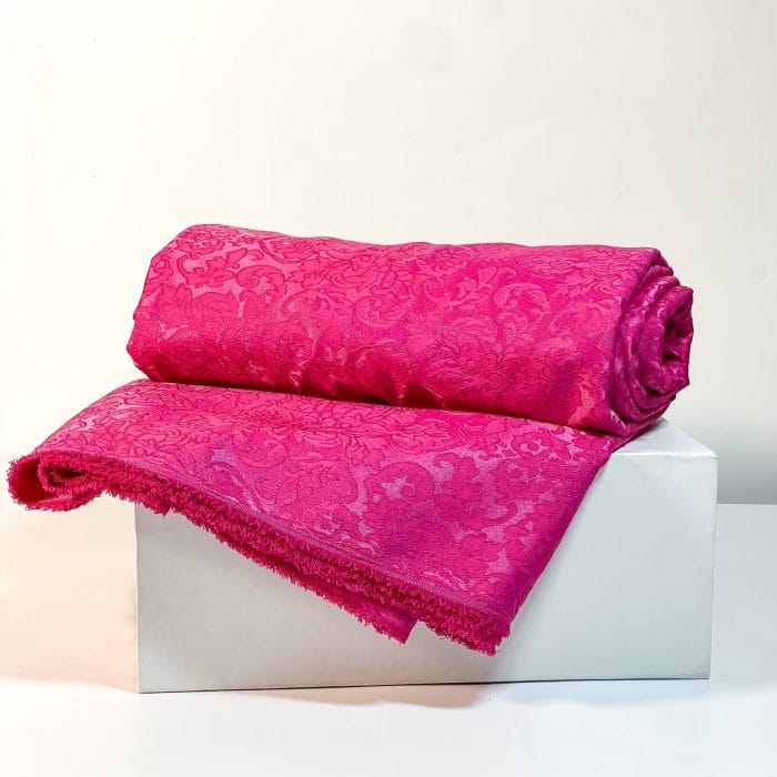 Satin Jacquard fabric in 4 colors